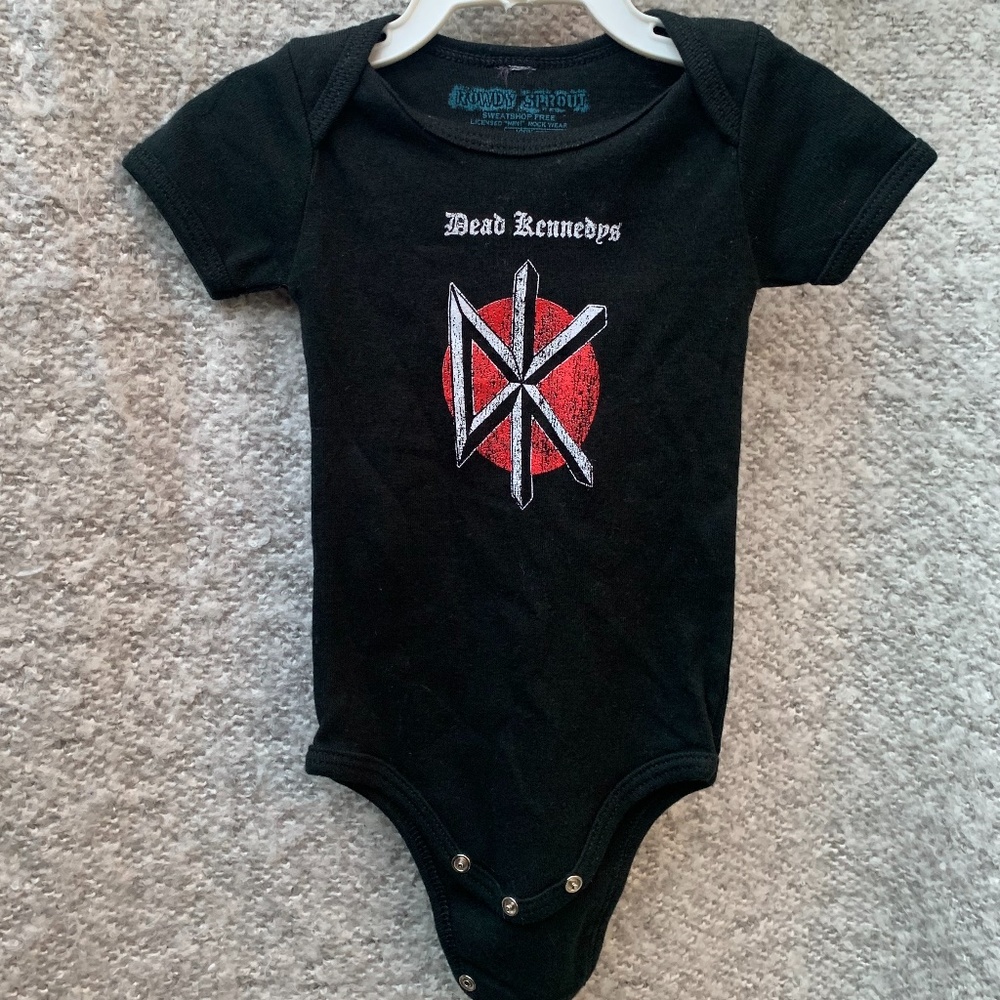 Dead Kennedy by Rowdy Sprout Baby’s Unisex onesie